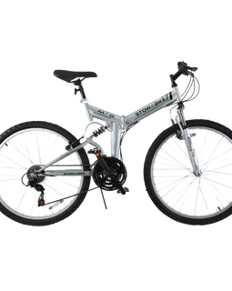 Stowabike 26- Folding Dual Suspension Mountain Bike 18 Speed